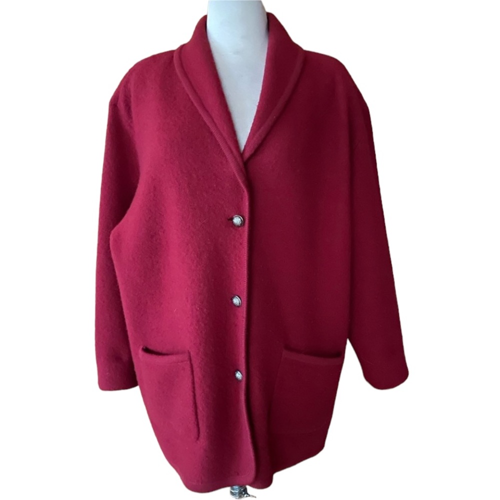 1980s Norm Thompson Wool, Button Down Blazer